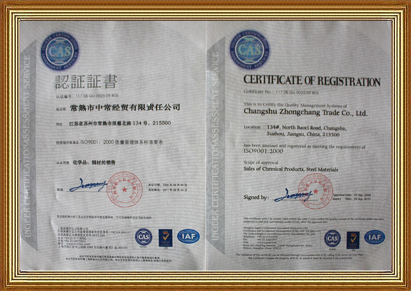 ISO9001 Certification